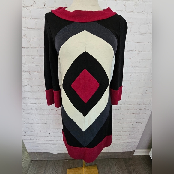 Diane Von Furstenberg Dresses & Skirts - Diane Von Furstenberg Vintage Ungaro Diamond Wool Dress | Size 2 | EUC
